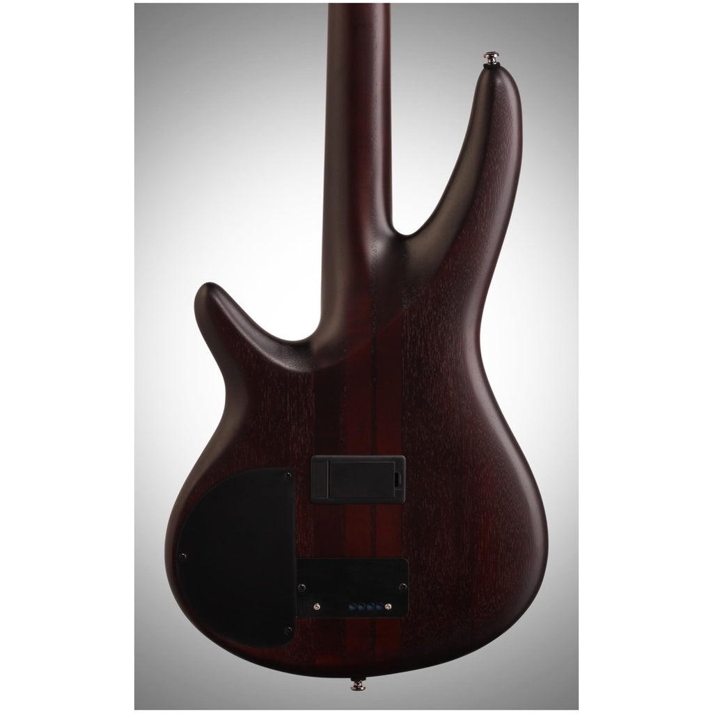 Ibanez SRF700 Portamento Fretless Electric Bass, Brown Burst Flat