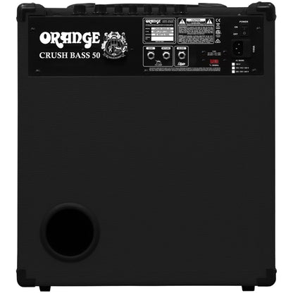 Orange Crush Bass 50 Bass Combo Amplifier (50 Watts, 1x12 Inch), Black