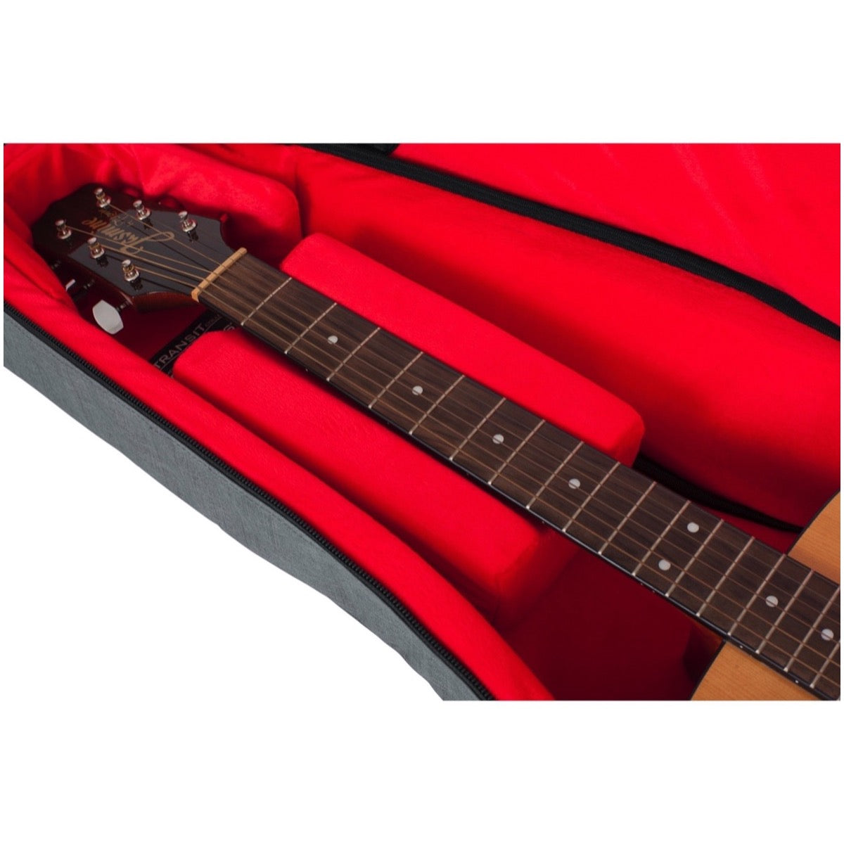 Gator Transit Series Acoustic Guitar Gig Bag, Light Grey