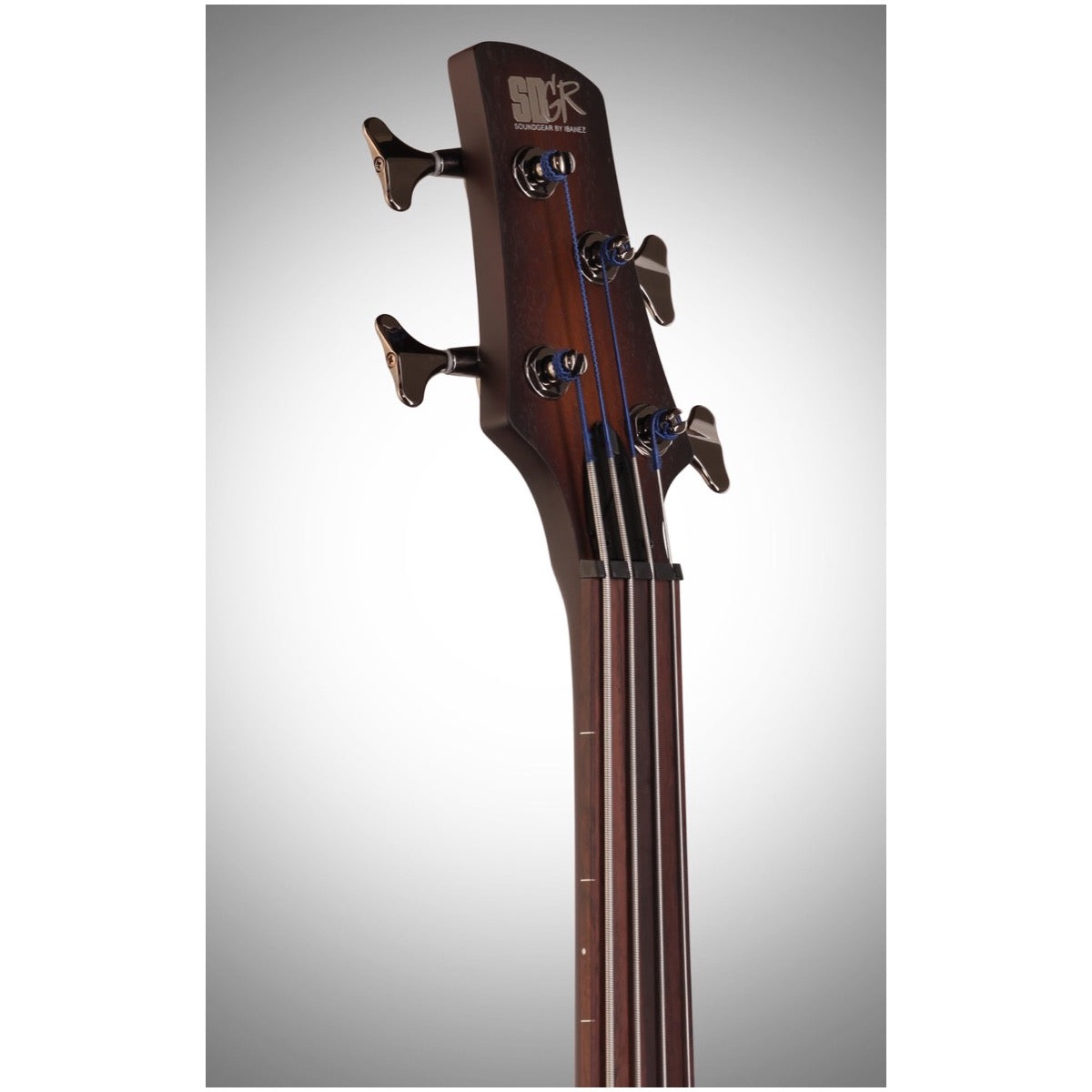 Ibanez SRF700 Portamento Fretless Electric Bass, Brown Burst Flat