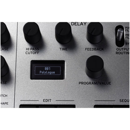 Korg Minilogue Analog Polyphonic Synthesizer, 37-Key, Silver