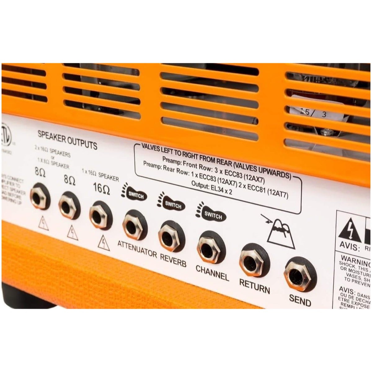 Orange Rockerverb MkIII Guitar Amplifier Head, Orange