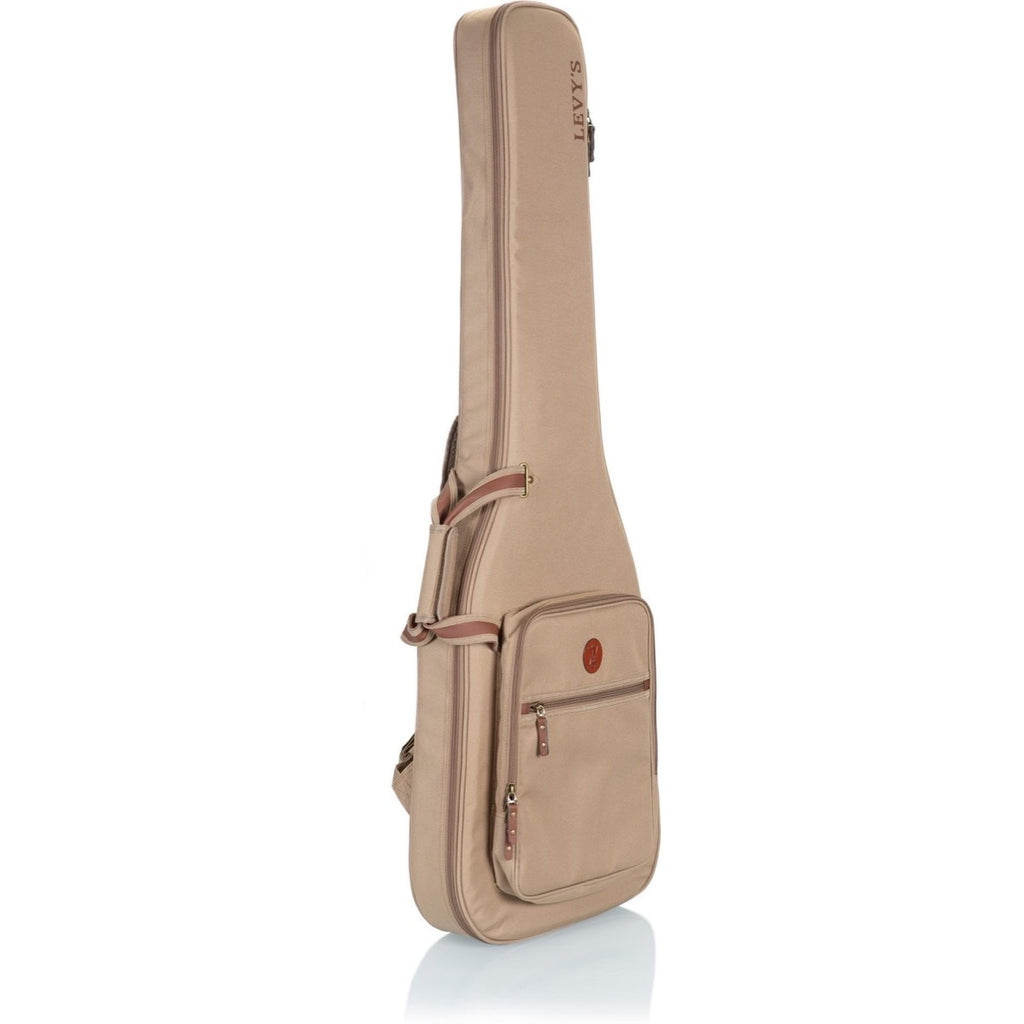 Levy's 200-Series Deluxe Electric Bass Gig Bag, Tan