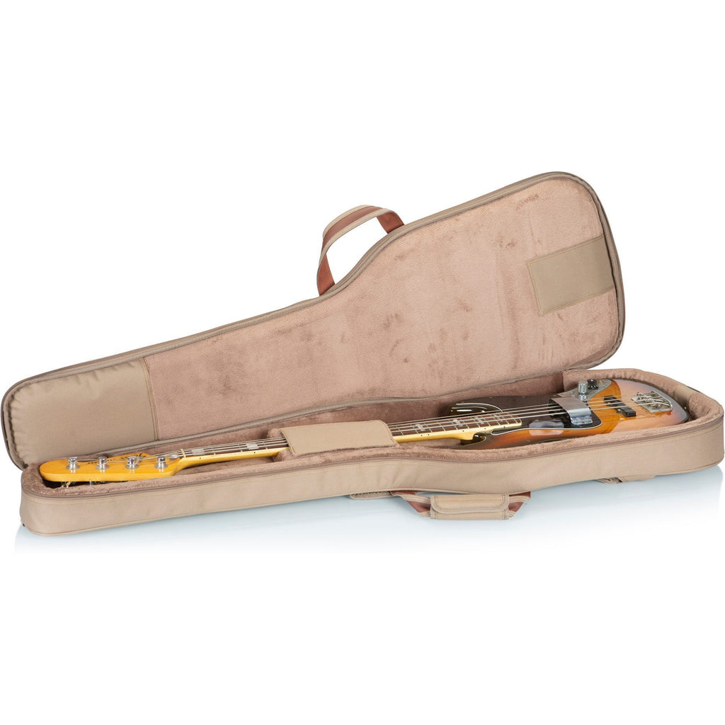 Levy's 200-Series Deluxe Electric Bass Gig Bag, Tan