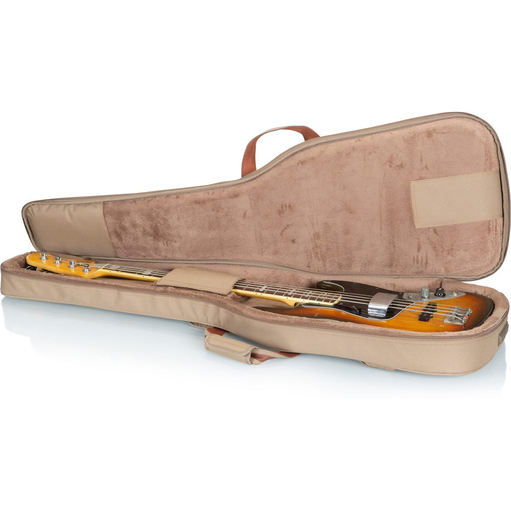 Levy's 200-Series Deluxe Electric Bass Gig Bag, Tan