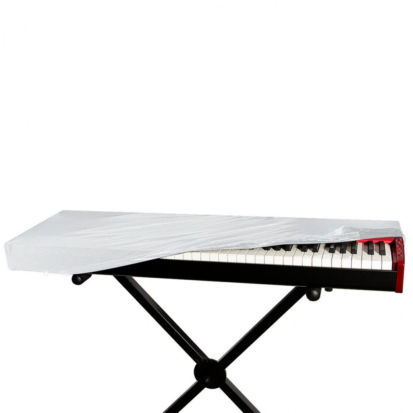 On-Stage KDA7061B 61-Key Keyboard Dust Cover, White