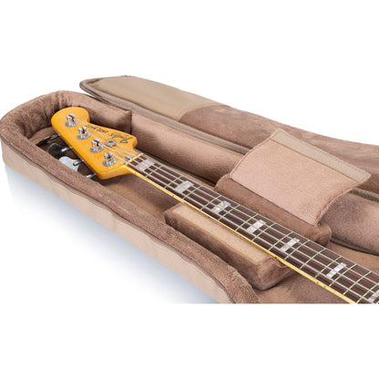 Levy's 200-Series Deluxe Electric Bass Gig Bag, Tan
