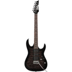 Ibanez GRX70QA Electric Guitar, Transparent Black Sunburst