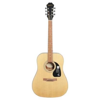 Epiphone FT-100 Acoustic Guitar Player Pack (with Gig Bag), Natural
