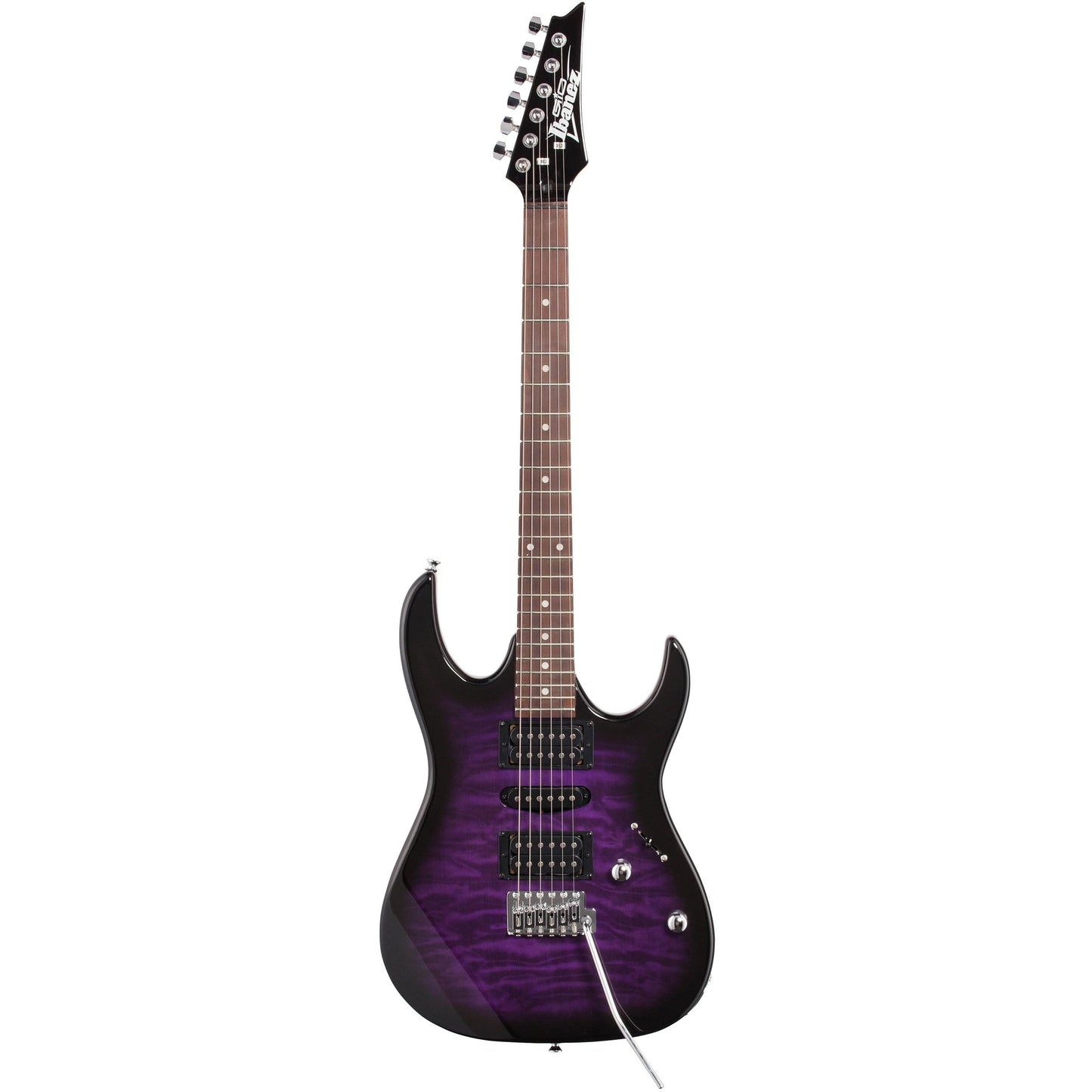 Ibanez GRX70QA Electric Guitar, Transparent Violet Sunburst