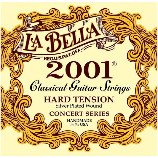 La Bella 2001 Hard Tension Classical Acoustic Guitar Strings