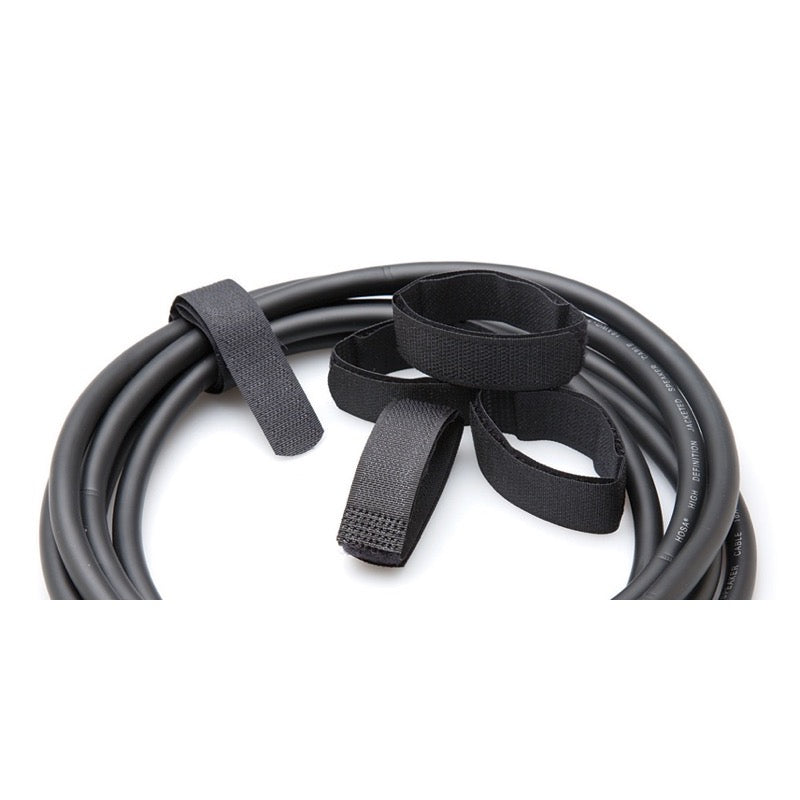 Hosa Wire Tie Hook and Loop Organizer, WTI-508, 50-Piece