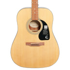 Epiphone FT-100 Acoustic Guitar Player Pack (with Gig Bag), Natural