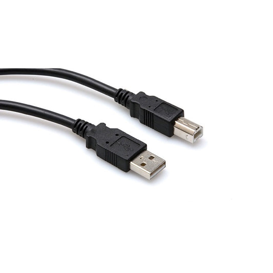 Hosa USB 2.0 Cable (USB A to USB B), USB210AB, 10 Foot