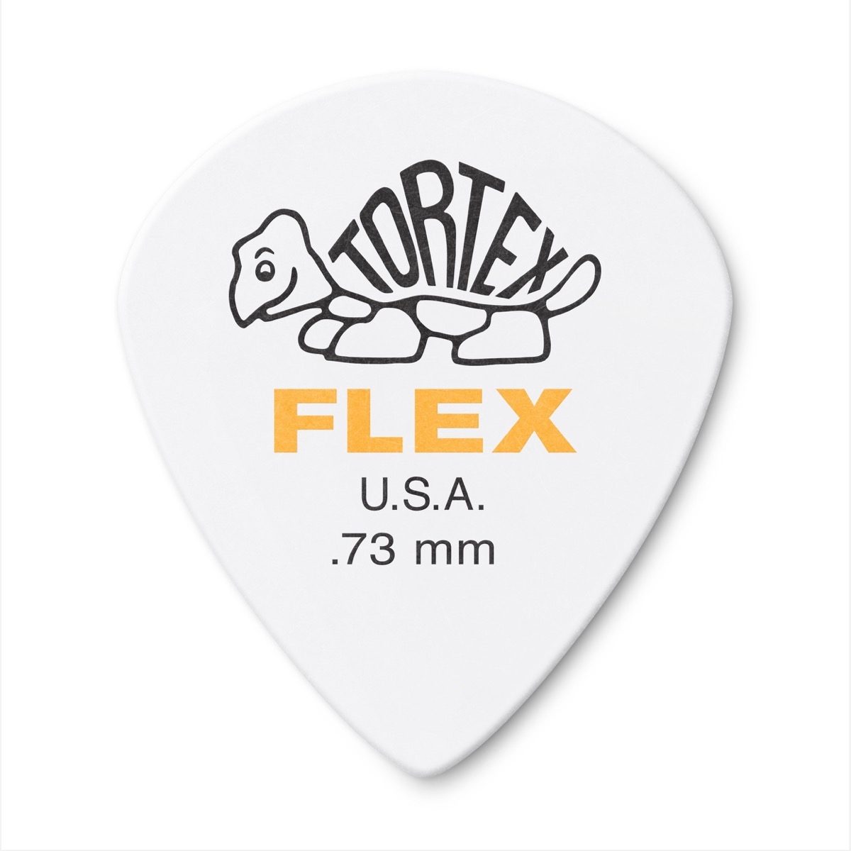 Dunlop 468 Tortex Flex Jazz III Guitar Picks, 12-Pack, .73mm