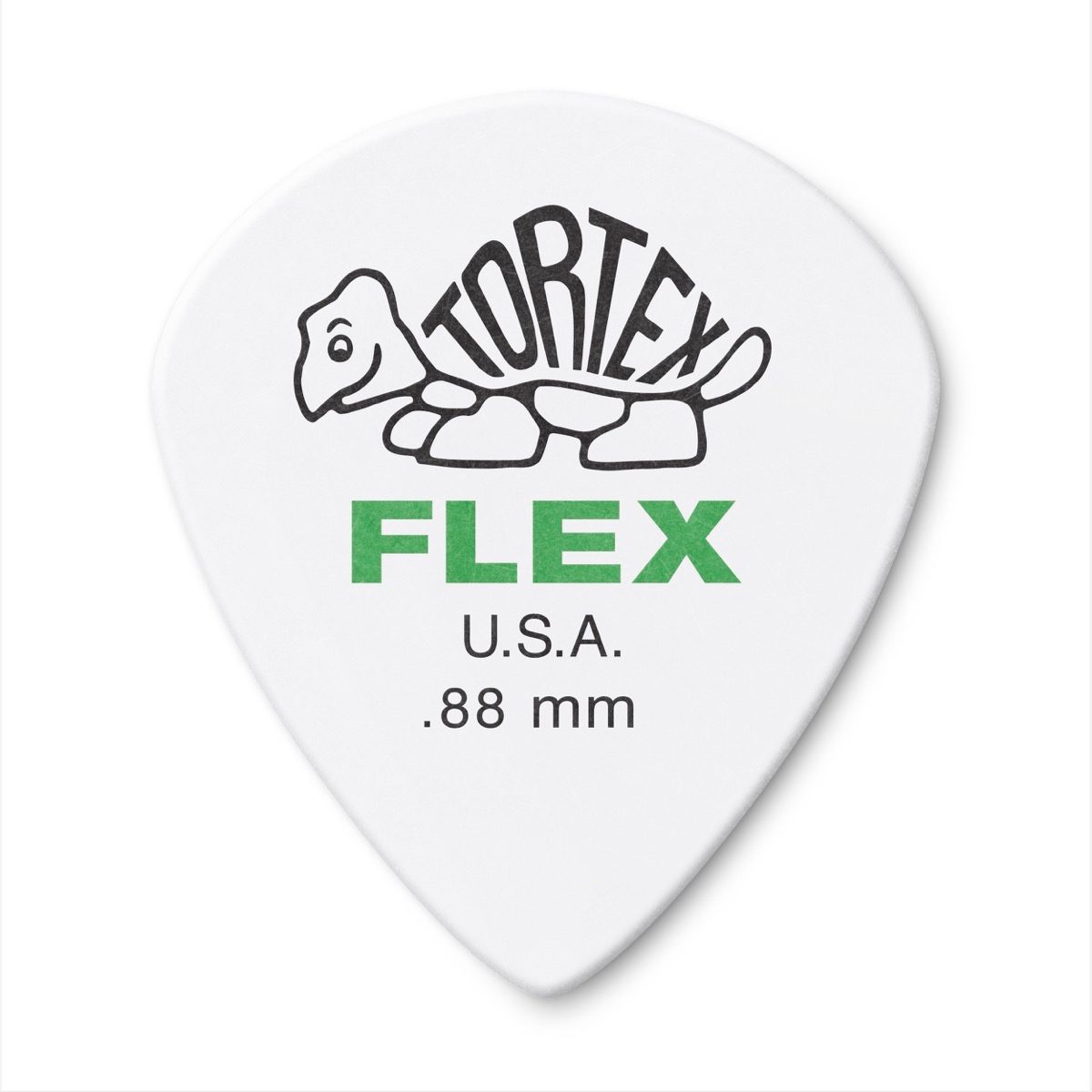 Dunlop 468 Tortex Flex Jazz III Guitar Picks, 12-Pack, 0.88mm