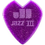 Dunlop Kirk Hammett Jazz III Guitar Picks, Purple, 6-Pack