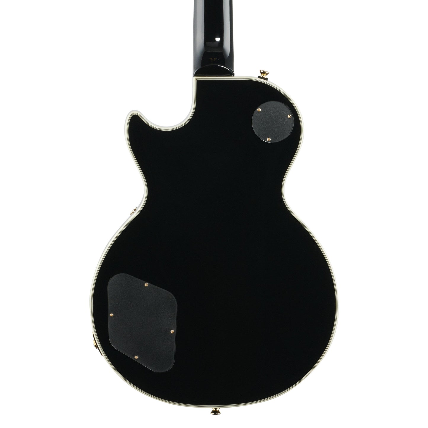 Epiphone Les Paul Custom Electric Guitar, Ebony, with Gold Hardware