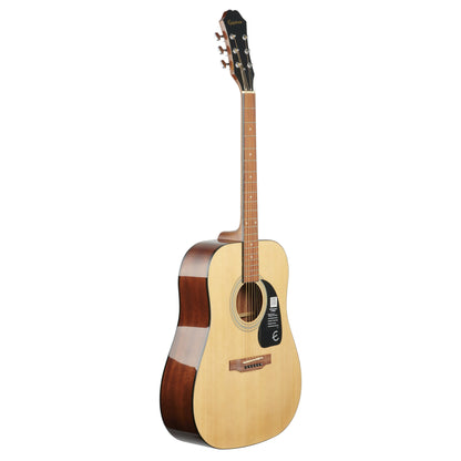 Epiphone FT-100 Acoustic Guitar Player Pack (with Gig Bag), Natural