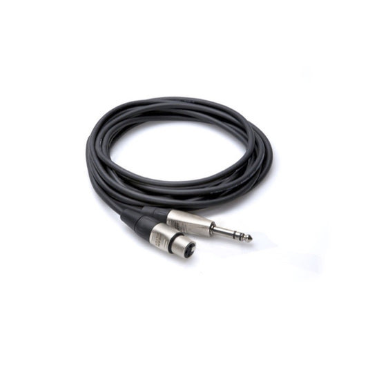 Hosa HXS Pro Balanced 1/4 Inch TRS to XLR Female Interconnect Cable, HXS-020, 20 Foot