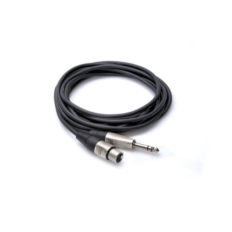 Hosa HXS Pro Balanced 1/4 Inch TRS to XLR Female Interconnect Cable, HXS-003, 3 Foot