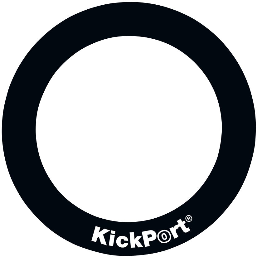 KickPort T-Ring Port Hole Template, Black