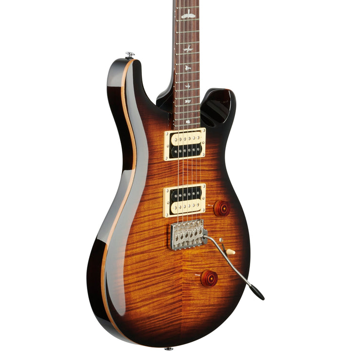PRS Paul Reed Smith SE Custom 24 Electric Guitar, Black Gold Burst