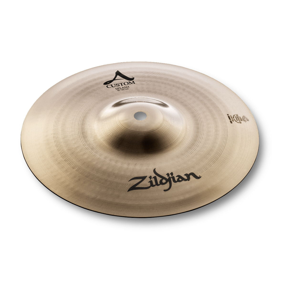 Zildjian 10 Inch A Custom Splash Cymbal - Angle