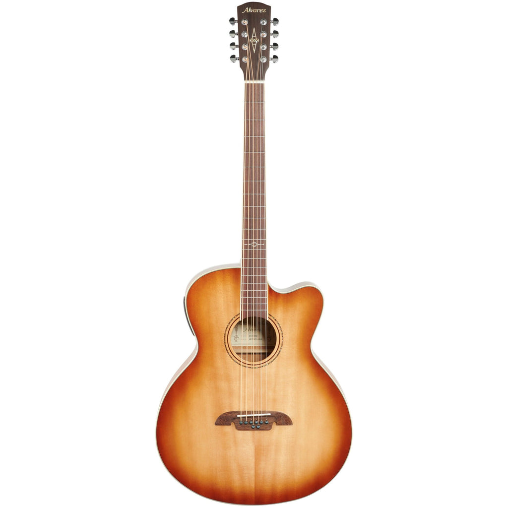 Alvarez Artist Series Baritone 8-String Acoustic-Electric Guitar - Shaded Burst