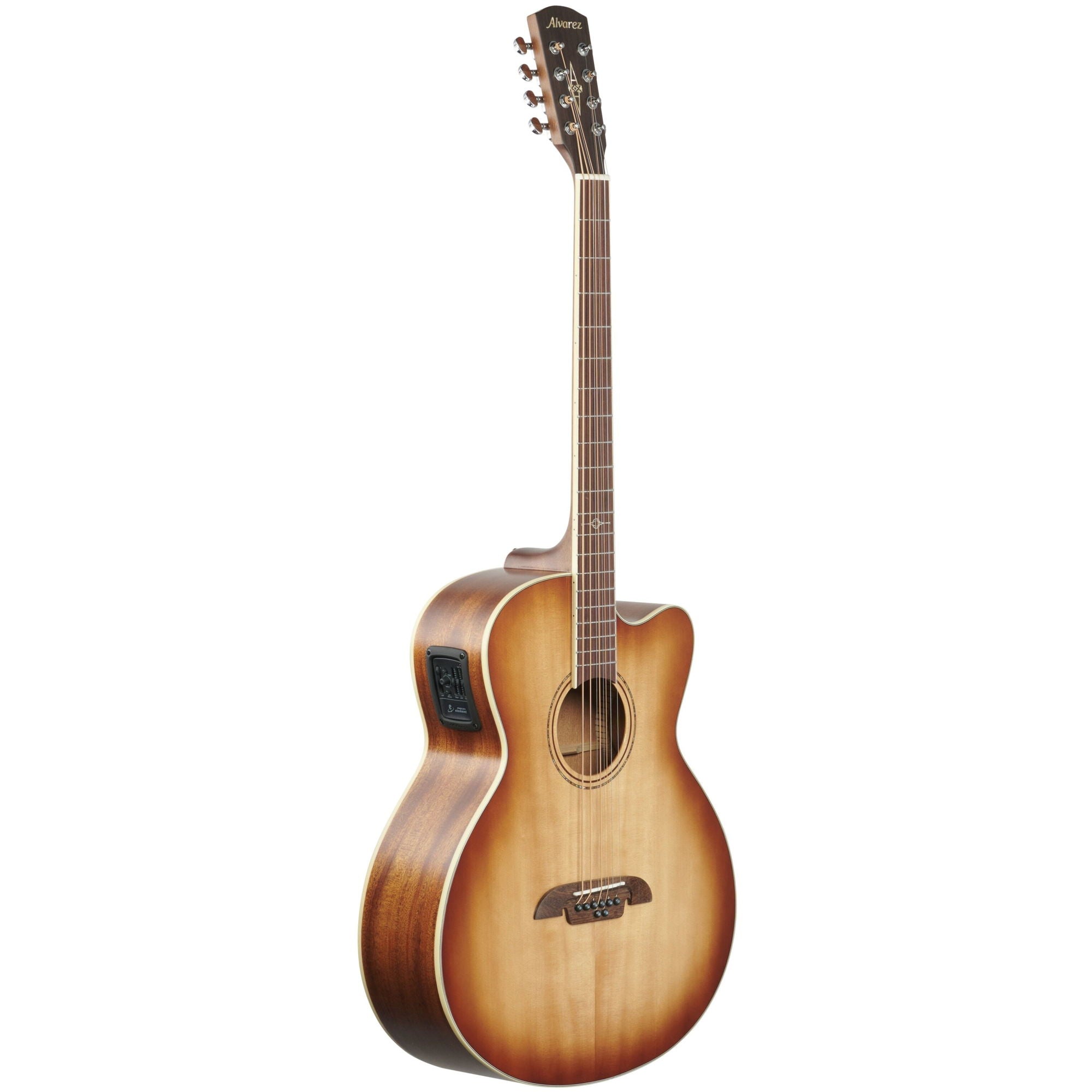 Alvarez Artist Series Baritone 8-String Acoustic-Electric Guitar - Shaded Burst