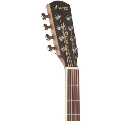 Alvarez Artist Series Baritone Acoustic-Electric Guitar, 8-String, Shaded Burst