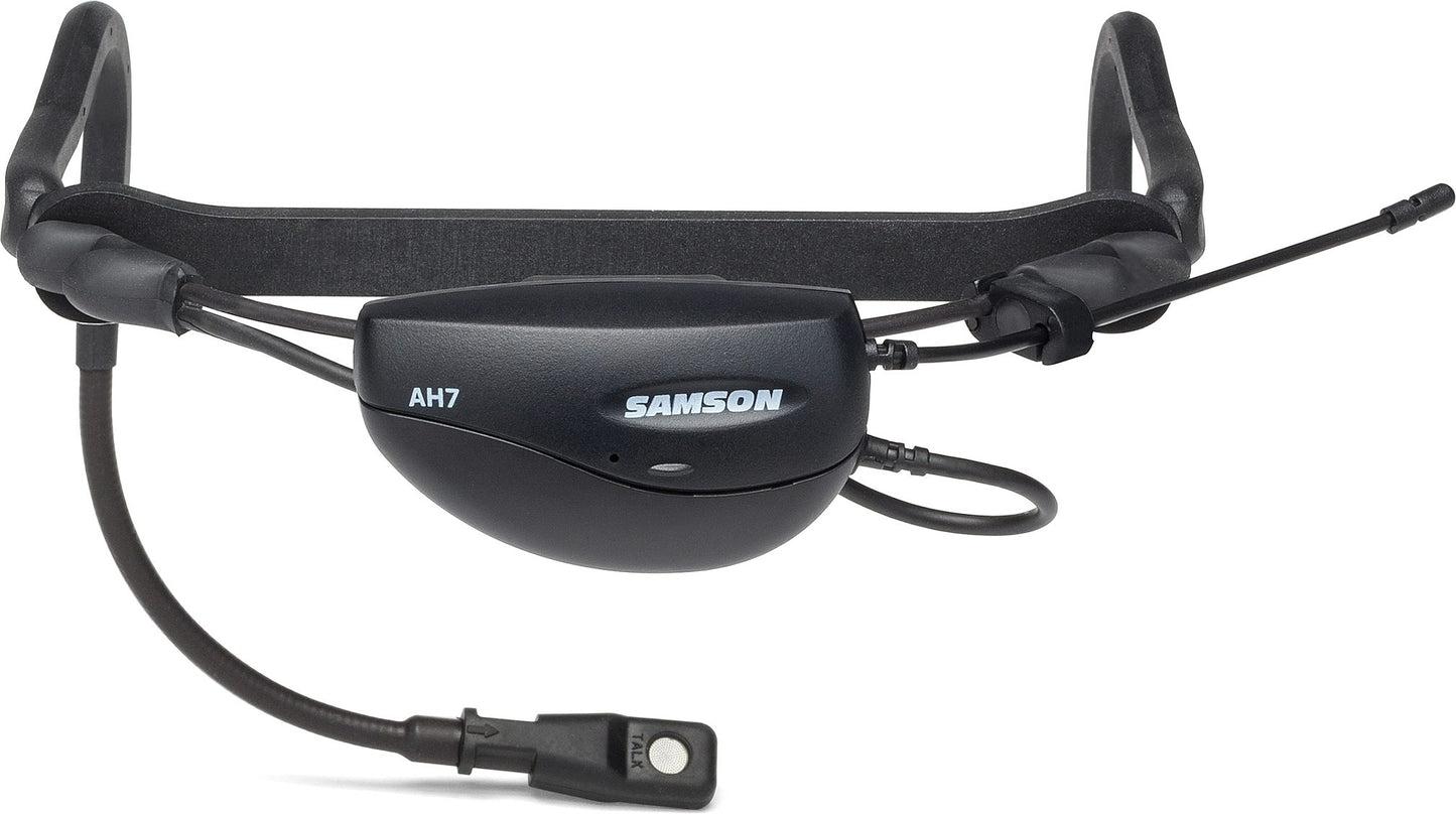 Samson AirLine 77 AH7 Fitness Headset Wireless Microphone System, Band K1