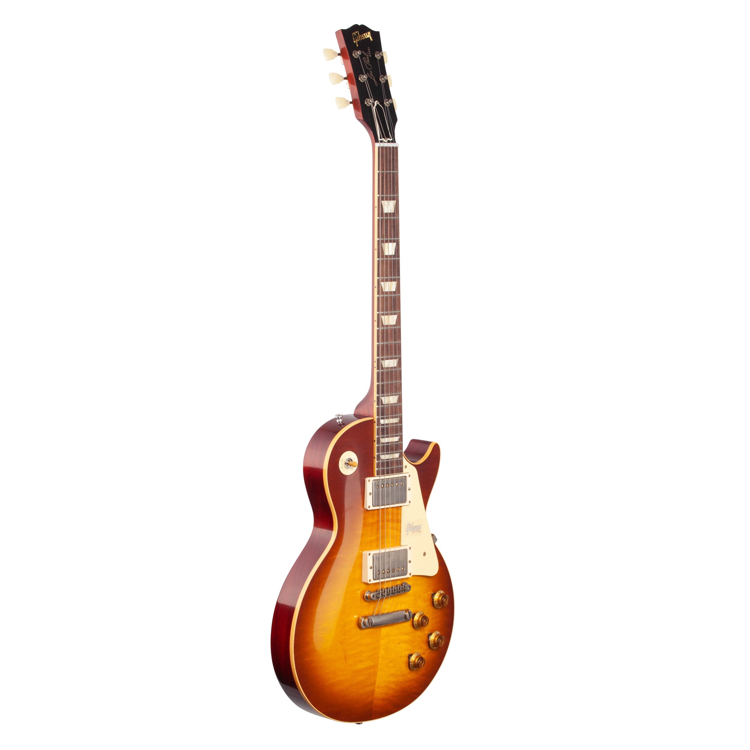 Gibson Custom Shop 1958 Les Paul Standard Reissue Electric Guitar, Iced Tea Burst