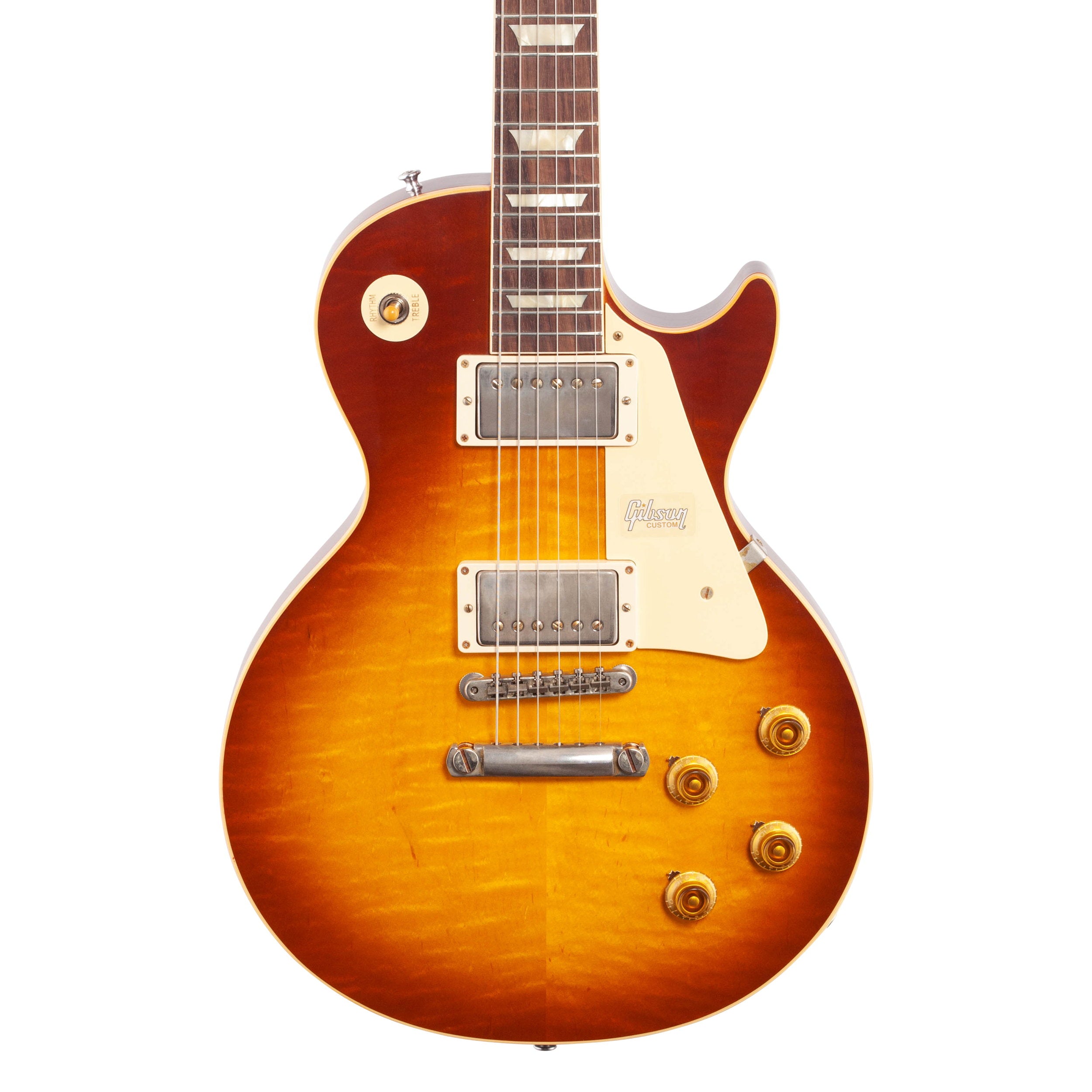 Gibson Custom Shop 1958 Les Paul Standard Reissue Electric Guitar, Iced Tea Burst