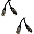 CBI LowZ Microphone Cable with Neutrik Connectors, 2-Pack, 10 Foot