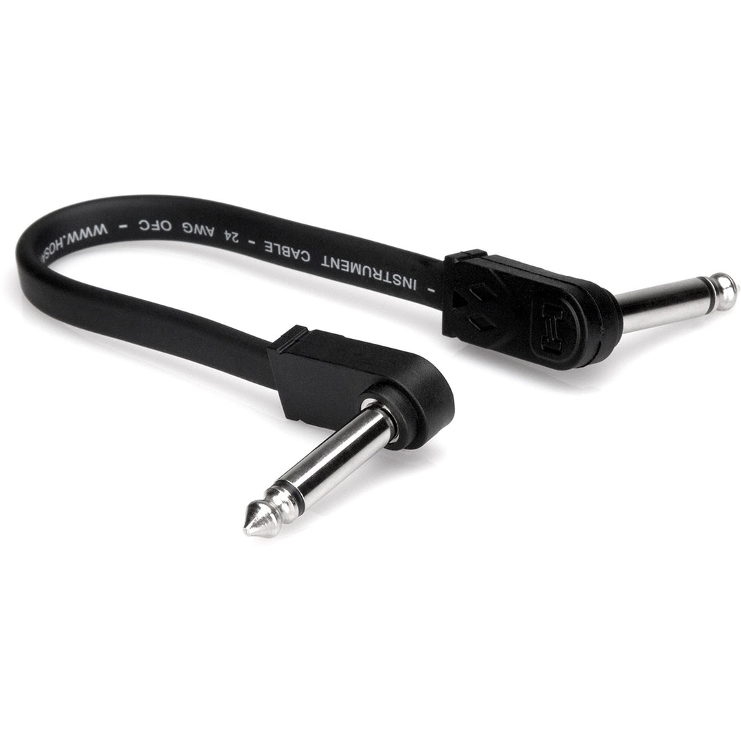 Hosa CFP Flat Right Angle Patch Cable, CFP-112, 12 Inch