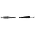 Hosa 1/8 Inch Mono to 1/4 Inch Mono Cable, CMP303, 3 Foot