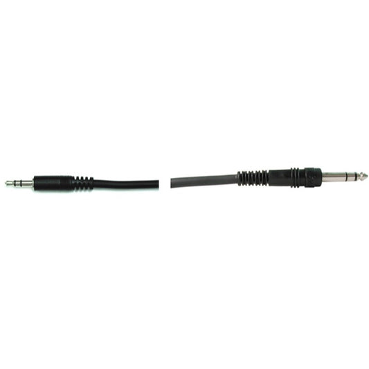Hosa CMS-100 1/8 Inch Stereo to 1/4 Inch Stereo Cable, CMS103, 3 Foot