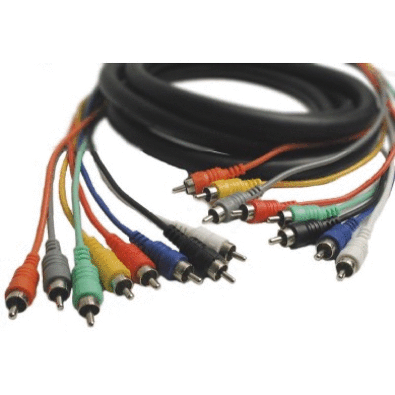 Hosa Snake Cable (RCA x 8), 6.6 Foot, 2 Meter