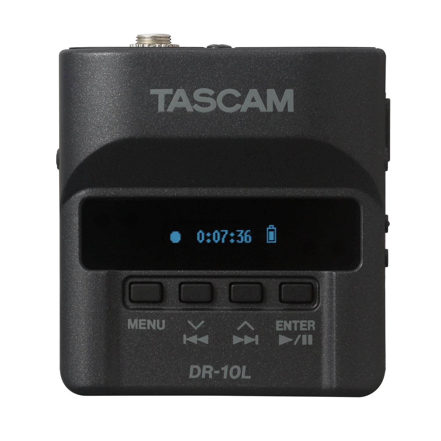 Tascam DR-10L Digital Audio Recorder (with Lavalier Microphone), Black