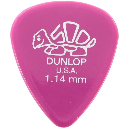 Dunlop Delrin 500 Standard Guitar Picks, 41P1.14, 12-Pack, 1.14mm