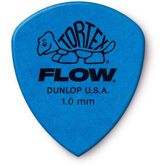 Dunlop 558 Tortex Flow Guitar Picks (12 Pack), 1.00mm