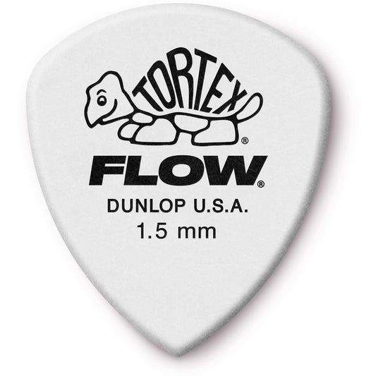 Dunlop 558 Tortex Flow Guitar Picks (12 Pack), 1.50mm