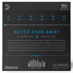 D'Addario XTAPB1047-12 Phosphor Bronze 12-String Light 10-47 Acoustic Guitar Strings Back