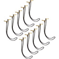 EBS Premium Gold Flat Patch Cable, 10-Pack, 58cm