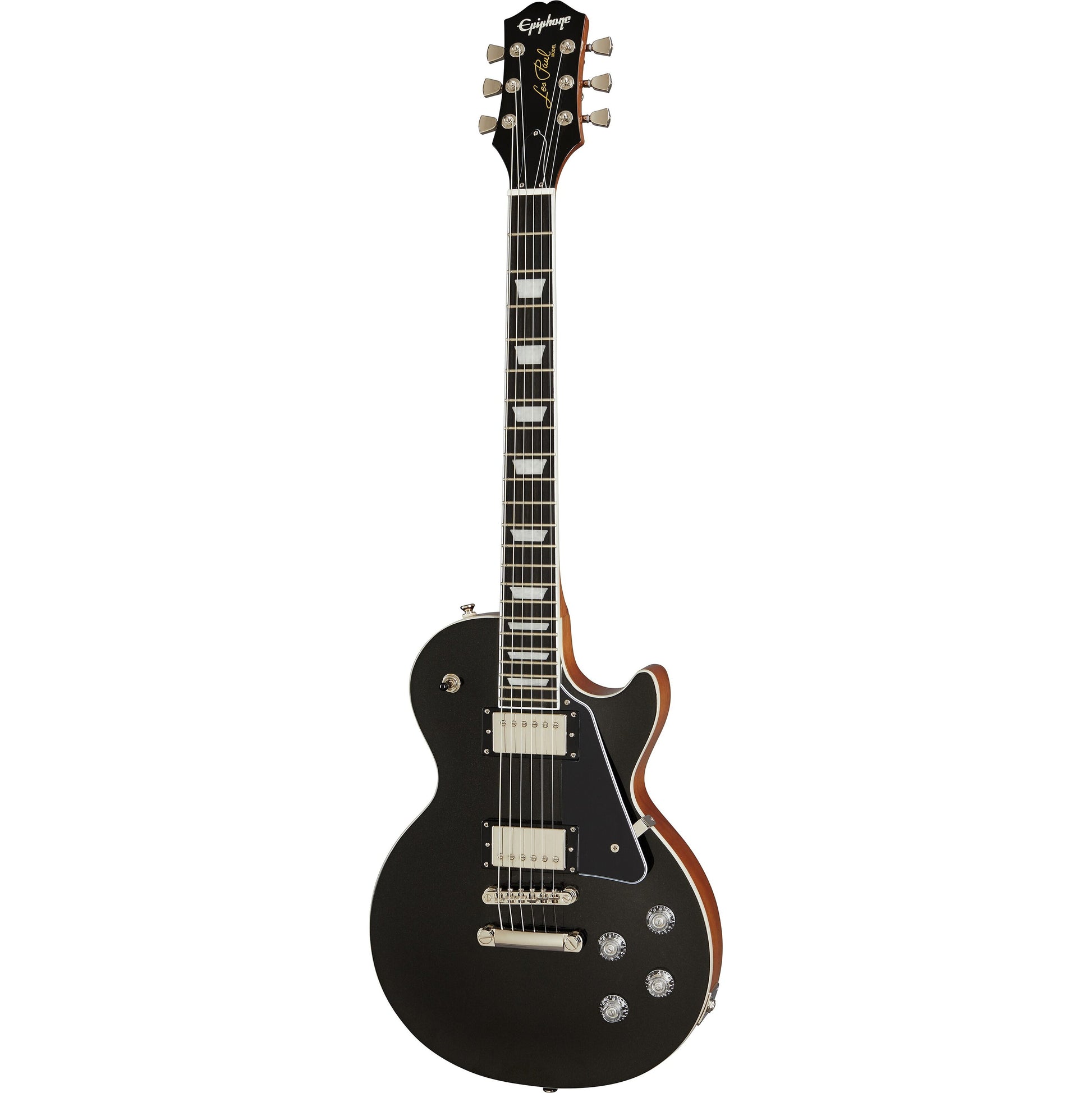 Epiphone Les Paul Modern Electric Guitar, Graphite Black Full Guitar