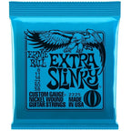 Ernie Ball Extra Slinky Nickel Wound Electric Guitar Strings, 2225, 14093