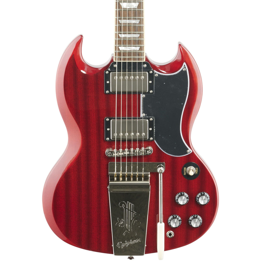 Epiphone SG Standard 61 Maestro Vibrola Electric Guitar, Vintage Cherry