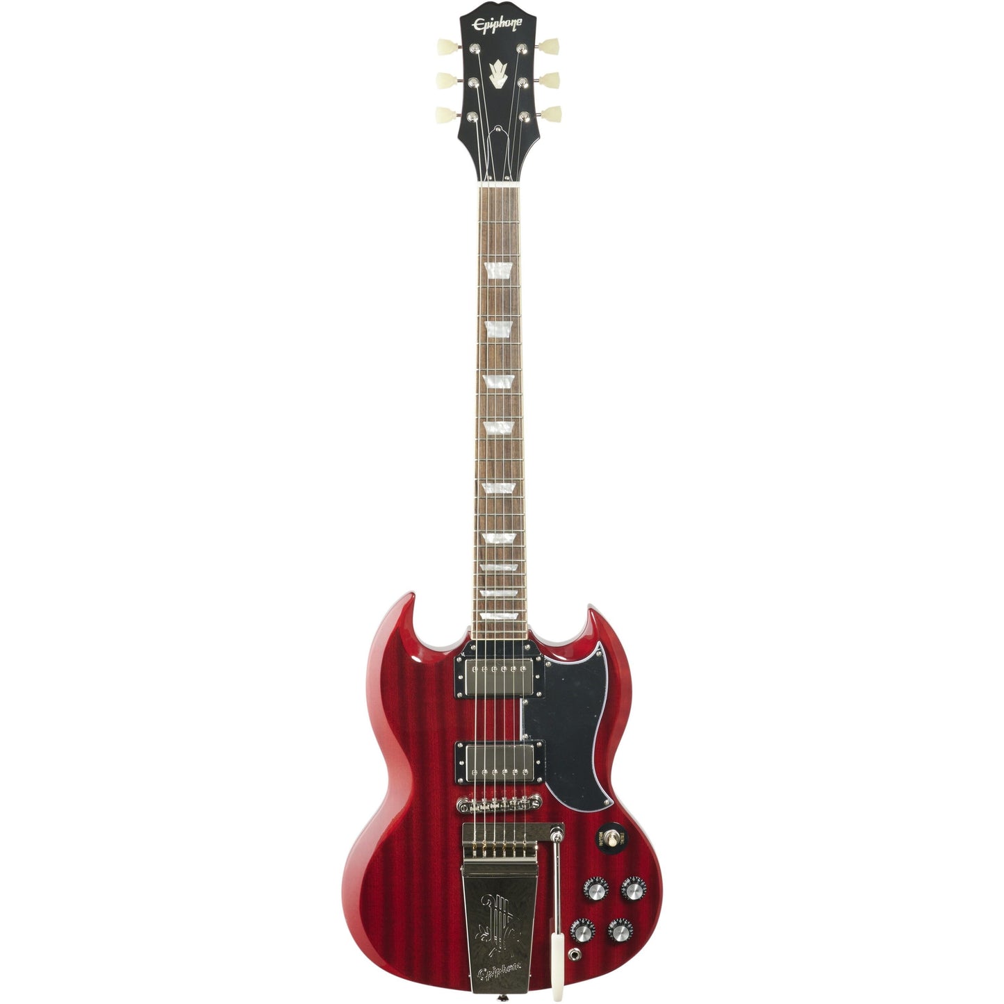 Epiphone SG Standard 61 Maestro Vibrola Electric Guitar, Vintage Cherry