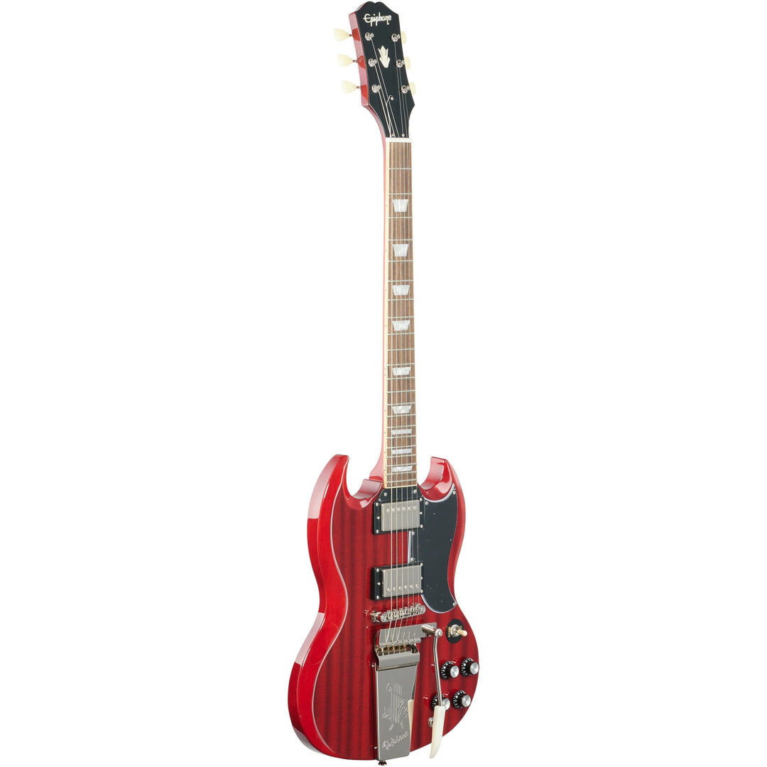 Epiphone SG Standard 61 Maestro Vibrola Electric Guitar, Vintage Cherry